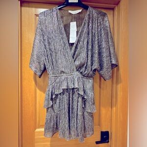 Iro Short Sleeve Drop Waist Dress